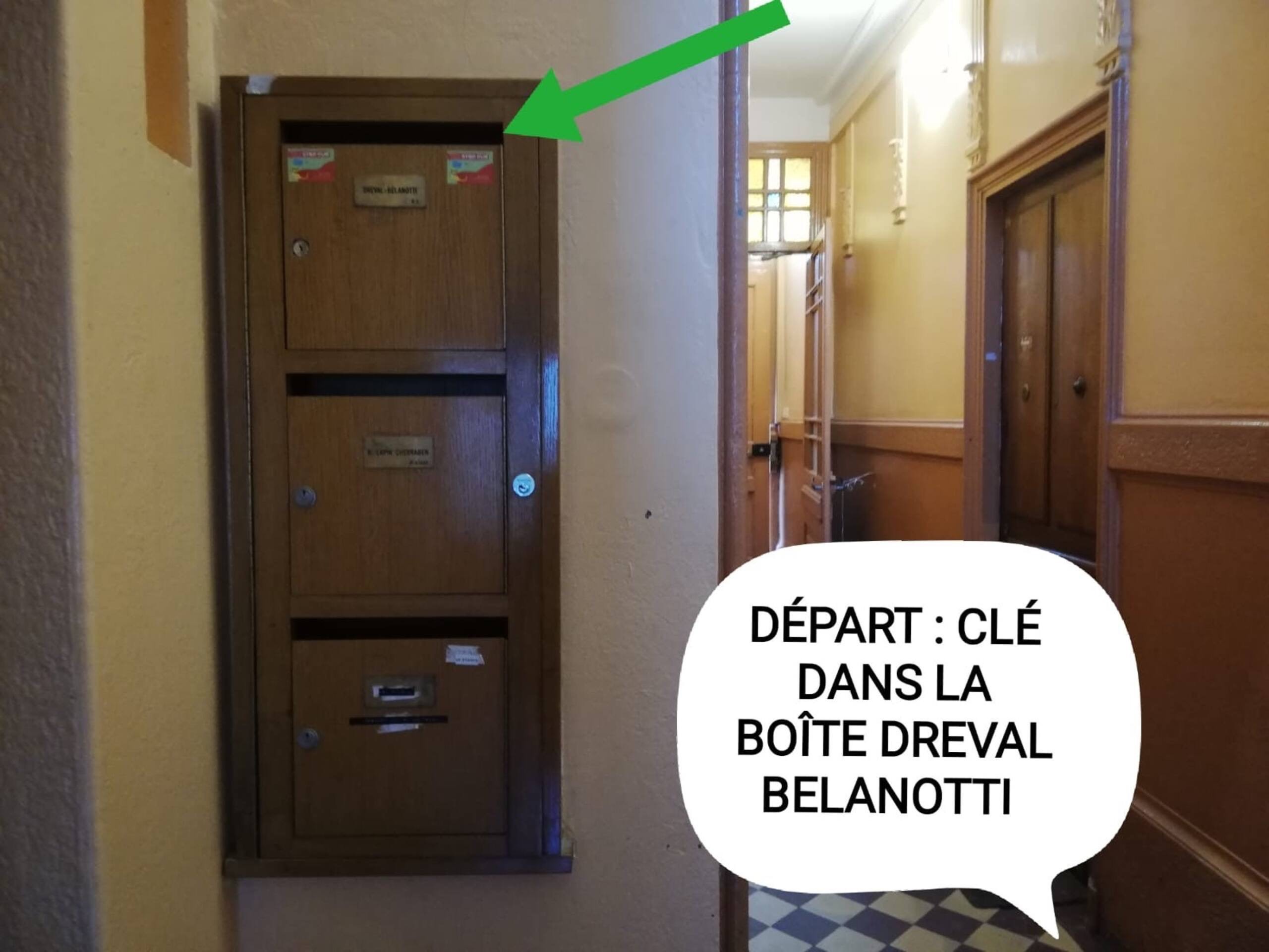 Clés boîte aux lettres